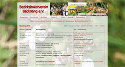 Desktop Screenshot of imkerverein-backnang.de