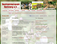 Tablet Screenshot of imkerverein-backnang.de